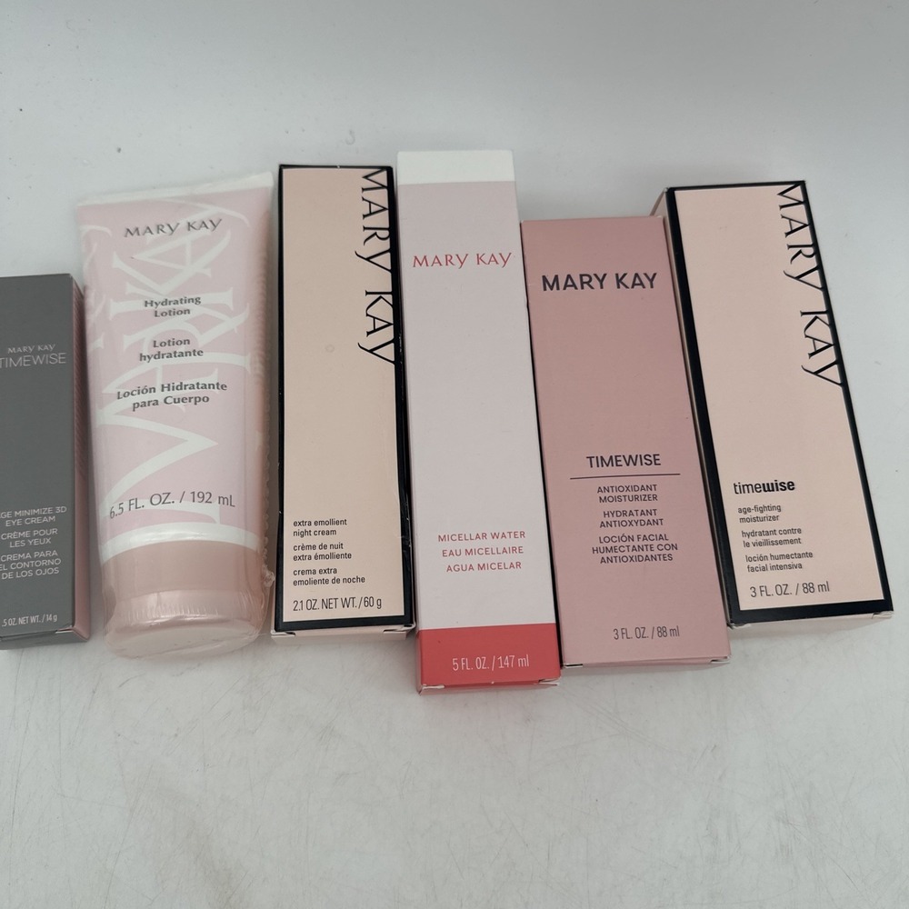 Mary Kay Lot Of 6- Timewise Antioxidant‎ Moisturizer, Age Fighting Moistur NIB